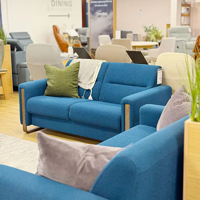 Haskins Furniture is famous for its great displays and galleries of the UK’s premier quality furniture brands, including: G Plan, Ercol, Nathan, Silentnight, Relyon, Parker Knoll, Old Charm, Harrison and Tetrad.
