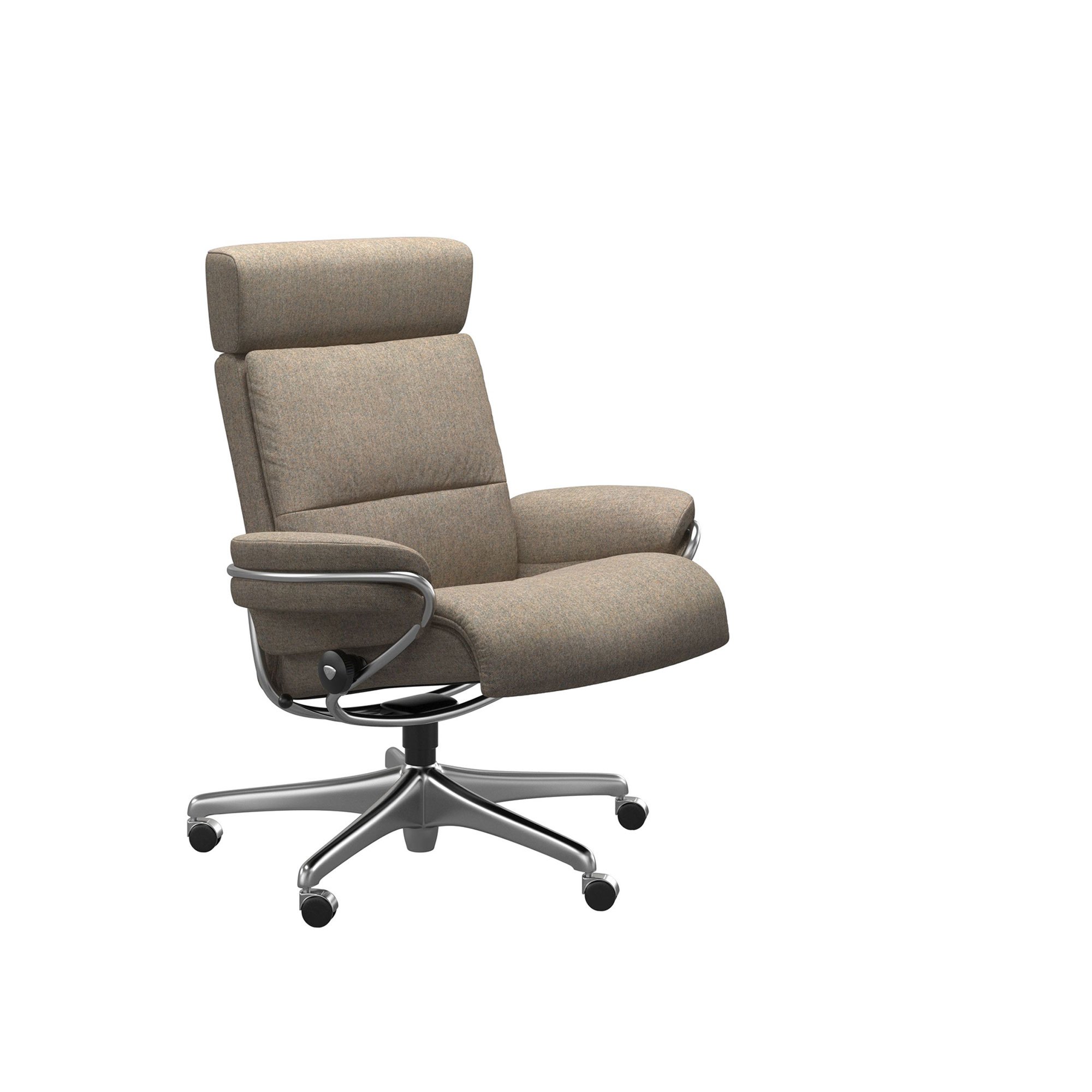 Stressless Tokyo Home Office Chair With Adjustable Headrest In Fabric   1963 1836 