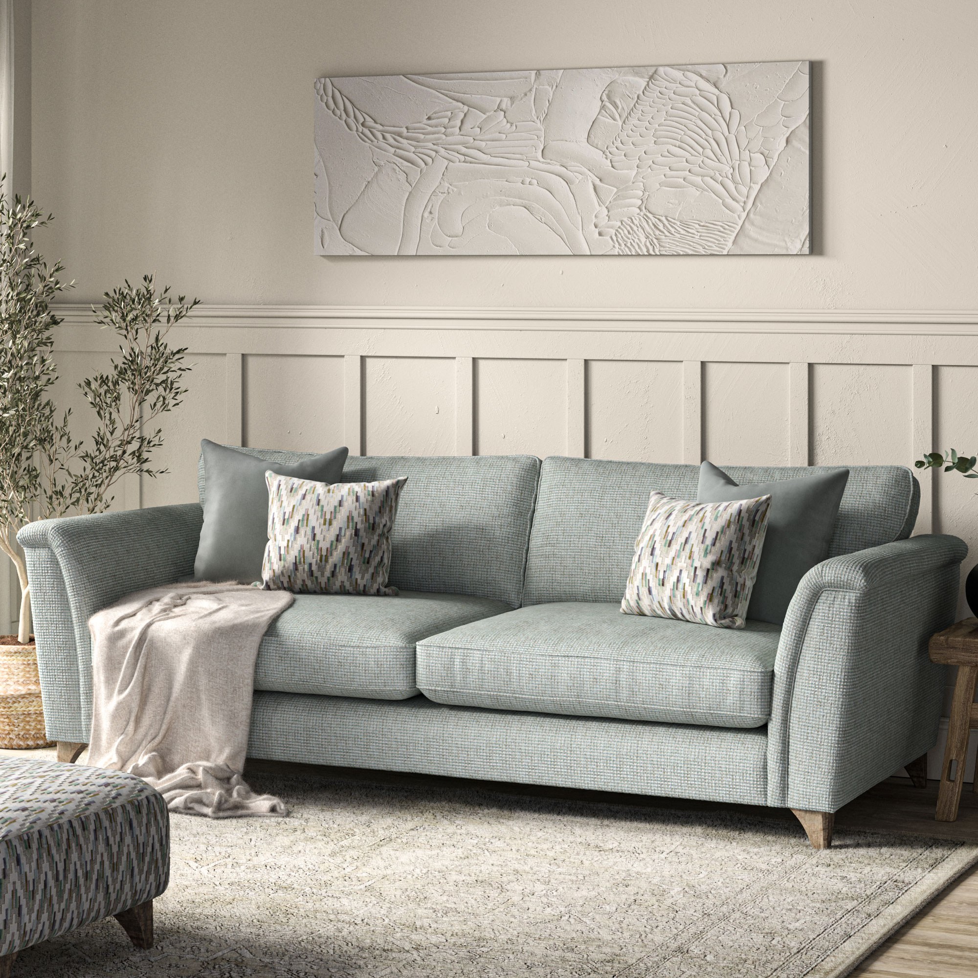 Whitemeadow Rose Extra Large Sofa - Haskins Furniture