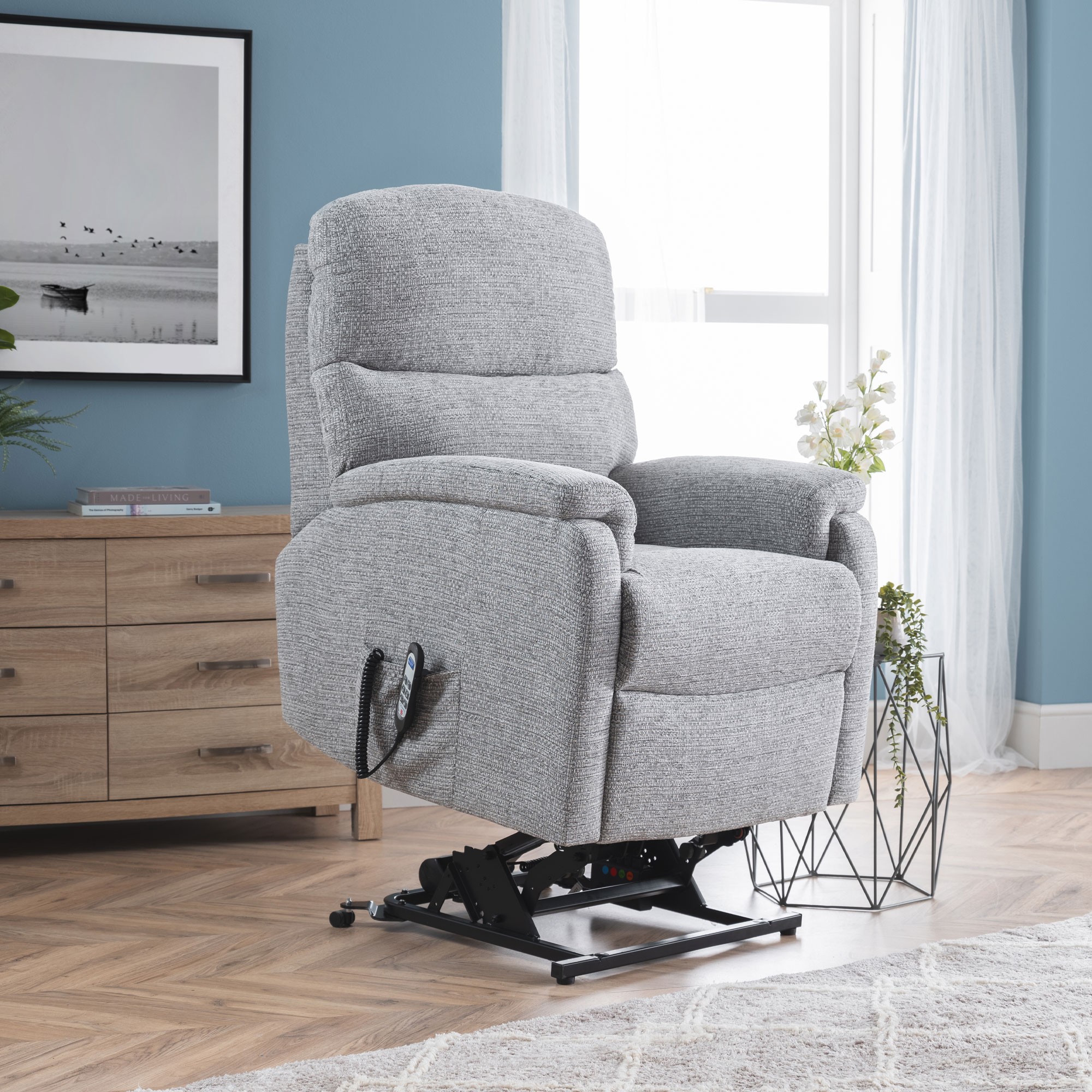 Celebrity Hertford Riser Recliner Chair in Fabric - Haskins Furniture