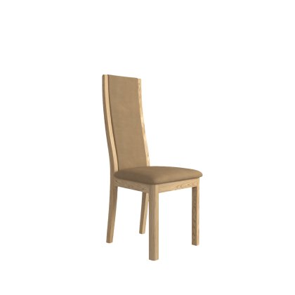 Qualita Winsor Stockholm High Back Dining Chair in Leather