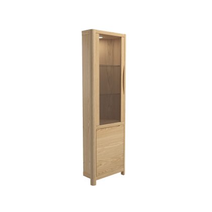 Qualita Winsor Stockholm Corner Display Cabinet