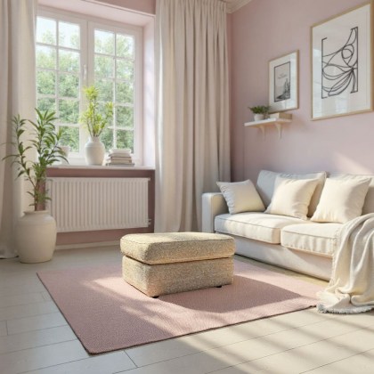 Laurie Storage Footstool In Fabric Laurie Storage Footstool In Fabric