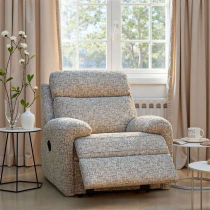 Hardy Manual Recliner Chair In Fabric Hardy Manual Recliner Chair In Fabric
