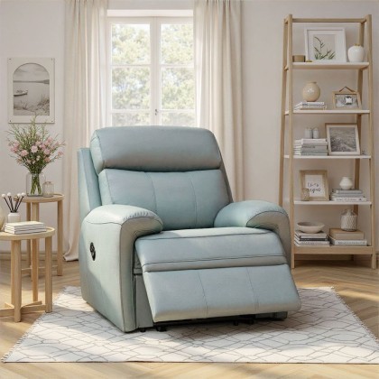 Hardy Manual Recliner Chair In Leather Hardy Manual Recliner Chair In Leather
