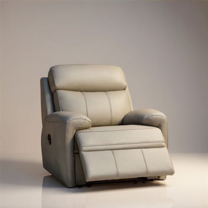 Hardy Manual Recliner Chair In Leather Hardy Manual Recliner Chair In Leather