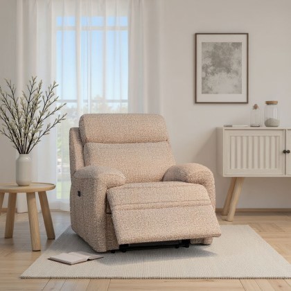 Hardy Power Recliner Chair In Fabric Hardy Power Recliner Chair In Fabric