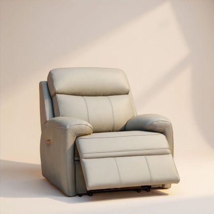 Hardy Power Recliner Chair In Leather Hardy Power Recliner Chair In Leather