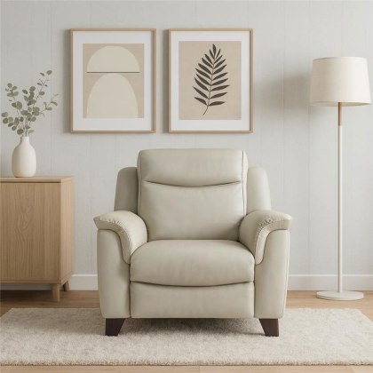 Manhattan 25 Static Armchair In Leather Manhattan 25 Static Armchair In Leather