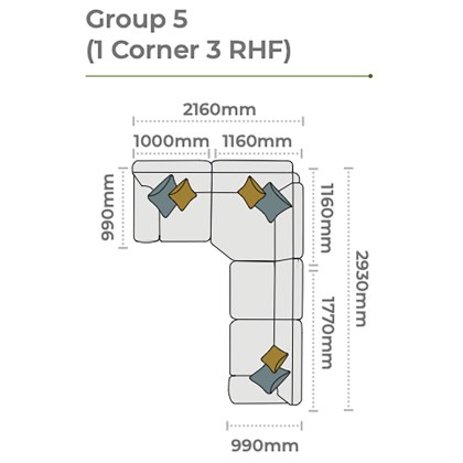 Memphis Corner Group 5 1 Corner 3 RHF Memphis Corner Group 5 1 Corner 3 RHF