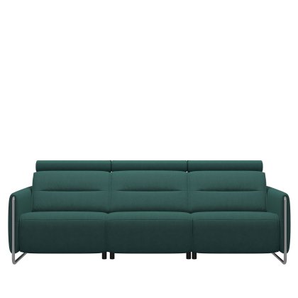 Stressless Emily 3 Seater Sofa with Steel Arms in Fabric Stressless Emily 3 Seater Sofa with Steel Arms in Fabric