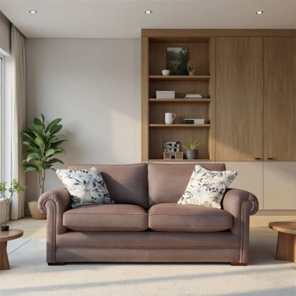 Canterbury Large 2 Seater Sofa in Leather Canterbury Large 2 Seater Sofa in Leather