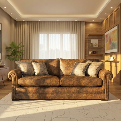 Canterbury Grand Sofa in Leather Canterbury Grand Sofa in Leather