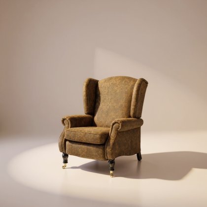 Chatsworth Power Recliner Wing Chair in Leather Chatsworth Power Recliner Wing Chair in Leather