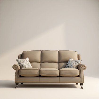 Henley 3 Seater Sofa in Leather Henley 3 Seater Sofa in Leather