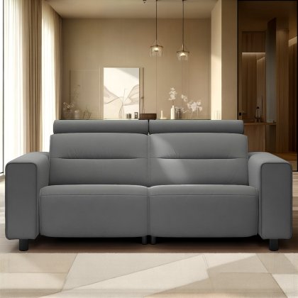 Stressless Emily 2 Seater Sofa with Wide Arms in Leather Stressless Emily 2 Seater Sofa with Wide Arms in Leather