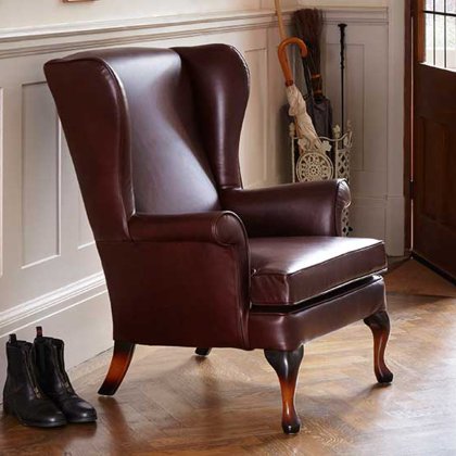 Penshurst Wing Chair in Leather Penshurst Wing Chair in Leather