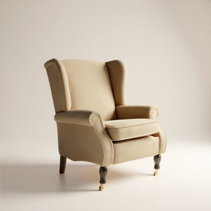York Wing Chair in Leather York Wing Chair in Leather