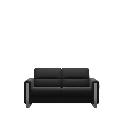 Stressless Fiona 2 Seater Sofa with Steel Arms in Leather