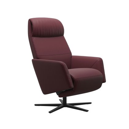 Stressless Scott Power Recliner in Leather with Sirius Base