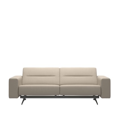 Stressless Stella 2.5 Seater Sofa with Upholstered Arms in Leather