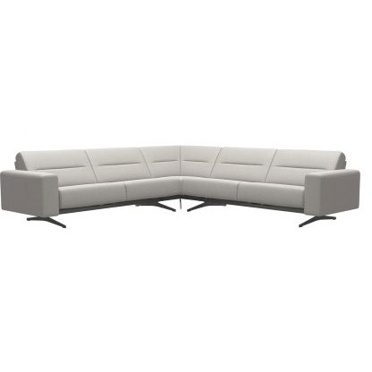 Stella Corner Group, 2.5 Seats LHF, 2.5 Seats RHF, with Upholstered Arms in Leather Stella Corner Group, 2.5 Seats LHF, 2.5 Seats RHF, with Upholstered Arms in Leather