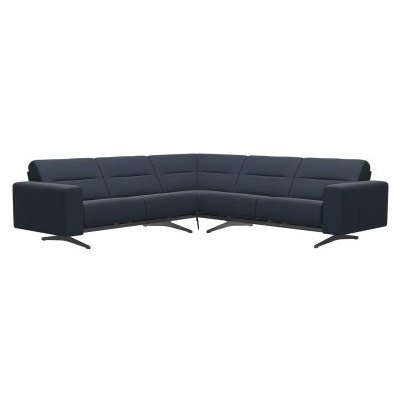 Stella Corner Group, 2 Seats LHF, 2 Seats RHF, with Upholstered Arms in Leather Stella Corner Group, 2 Seats LHF, 2 Seats RHF, with Upholstered Arms in Leather