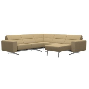 Stella Fabric Corner Group, 2 Seats LHF, 1 Seat with Medium Longseat RHF, with Upholstered Arms Stella Fabric Corner Group, 2 Seats LHF, 1 Seat with Medium Longseat RHF, with Upholstered Arms