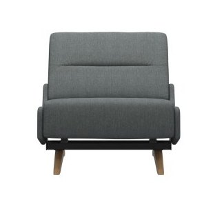 Stella Chair with Sidepanels and Wood Feet in Fabric Stella Chair with Sidepanels and Wood Feet in Fabric