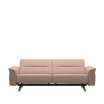 Stressless Stella 2.5 Seater Sofa with Wood Arms in Fabric