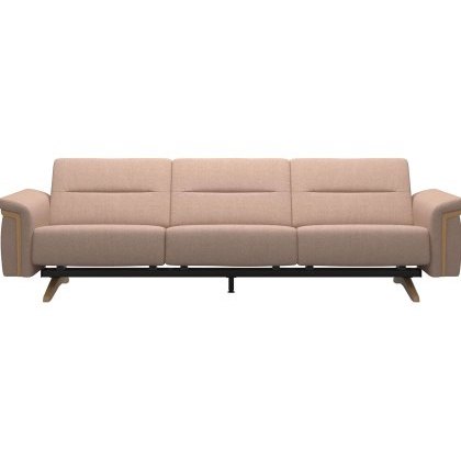 Stella 3 Seater Sofa with Wood Arms in Fabric Stella 3 Seater Sofa with Wood Arms in Fabric