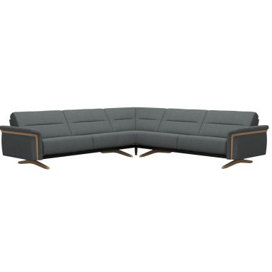 Stella Corner Group, 2.5 Seats LHF, 2.5 Seats RHF, with Wood Arms in Fabric Stella Corner Group, 2.5 Seats LHF, 2.5 Seats RHF, with Wood Arms in Fabric