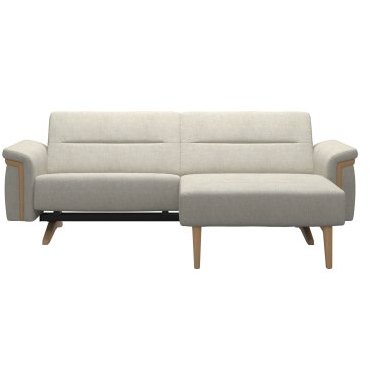 Stella 1.25 Seater with Large Longseat RHF, with Wood Arms in Fabric Stella 1.25 Seater with Large Longseat RHF, with Wood Arms in Fabric