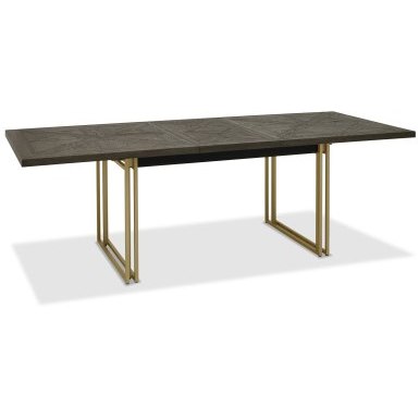 Athena Fumed Oak 6-8 Extension Dining Table Athena Fumed Oak 6-8 Extension Dining Table