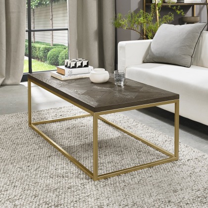 Athena Fumed Oak Coffee Table Athena Fumed Oak Coffee Table