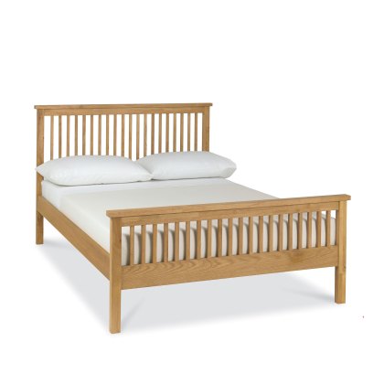 Atlanta Oak 135cm High Footend Bedstead