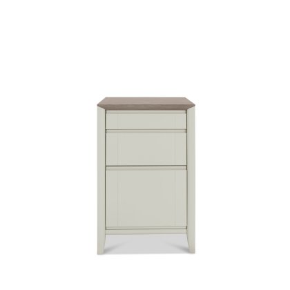 Bergen Grey Washed Oak & Soft Grey Filing Cabinet