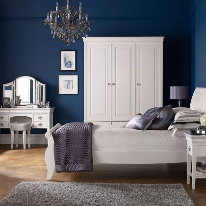 Chantilly White Triple Wardrobe