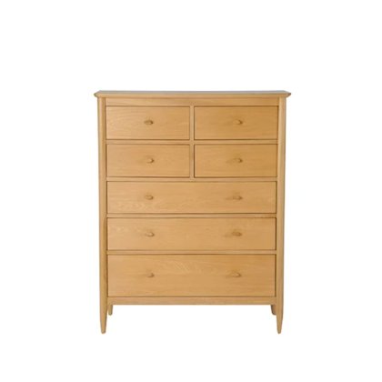 Ercol Teramo 7 Drawer Tall Wide Chest