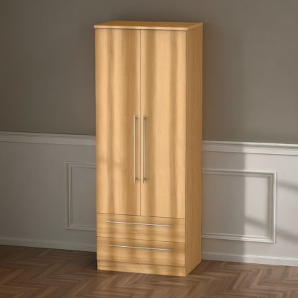 Sherwood Tall 2ft6 2 Drawer Robe Sherwood Tall 2ft6 2 Drawer Robe