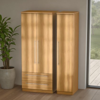 Sherwood Triple 2 Drawer Robe Sherwood Triple 2 Drawer Robe