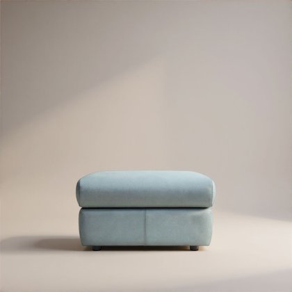 Harper Footstool in Leather Harper Footstool in Leather