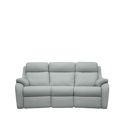 G Plan Kingsbury 3 Seater Curved Sofa in Leather