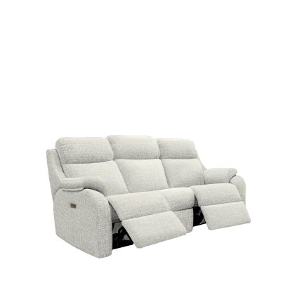 G Plan Kingsbury 3 Seater Curved Double Recliner in Fabric