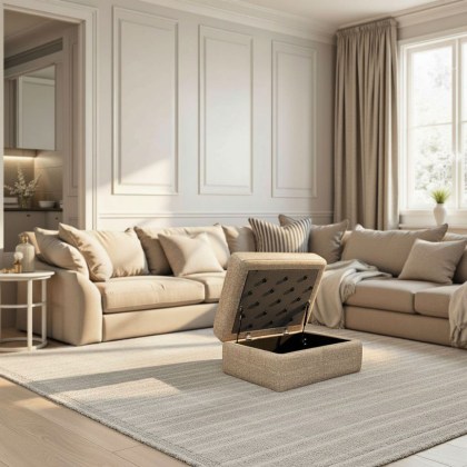 G Plan Seattle Storage Footstool in Fabric G Plan Seattle Storage Footstool in Fabric