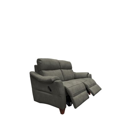 G Plan Hurst Small Sofa Double Recliner in Leather