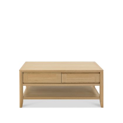 Bergen Oak Coffee Table with Drawer