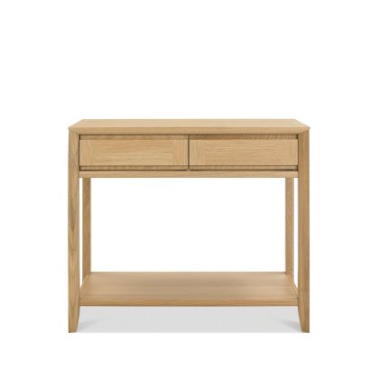 Bergen Oak Console Table with Drawer