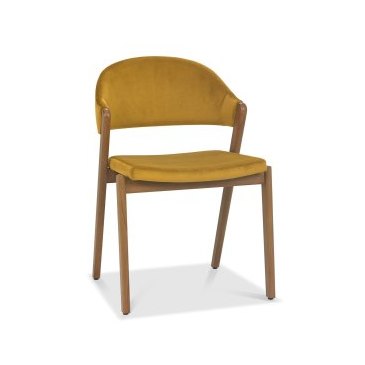 Camden Rustic Oak Upholstered Chair in Fabric (Pair) Camden Rustic Oak Upholstered Chair in Fabric (Pair)