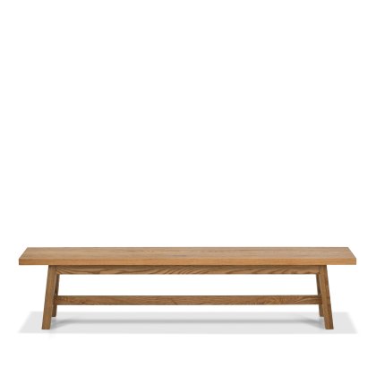 Camden Rustic Oak Large Bench